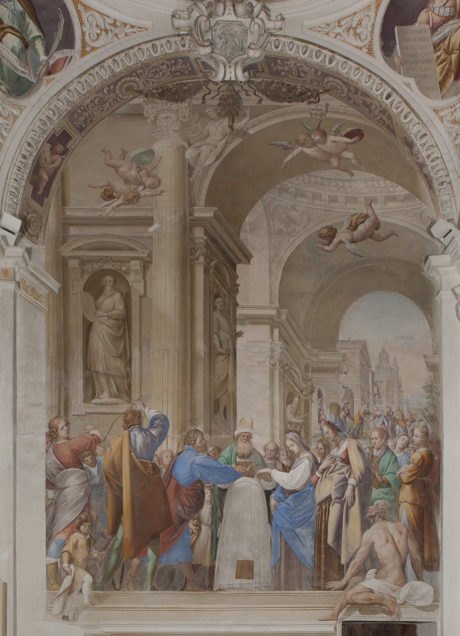 聖母マリアの結婚、1634年 作： イシドロ・ビアンキ