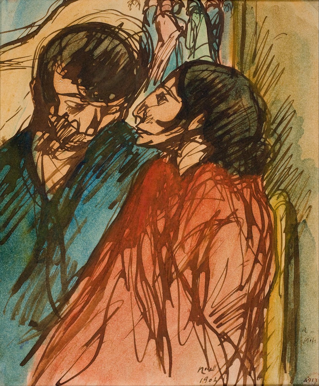 ジプシーカップル 作： Isidre Nonell