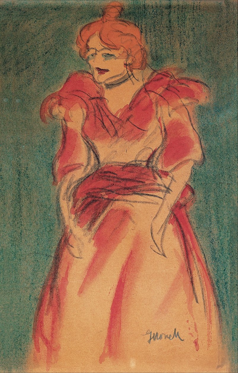 キャバレー歌手 作： Isidre Nonell