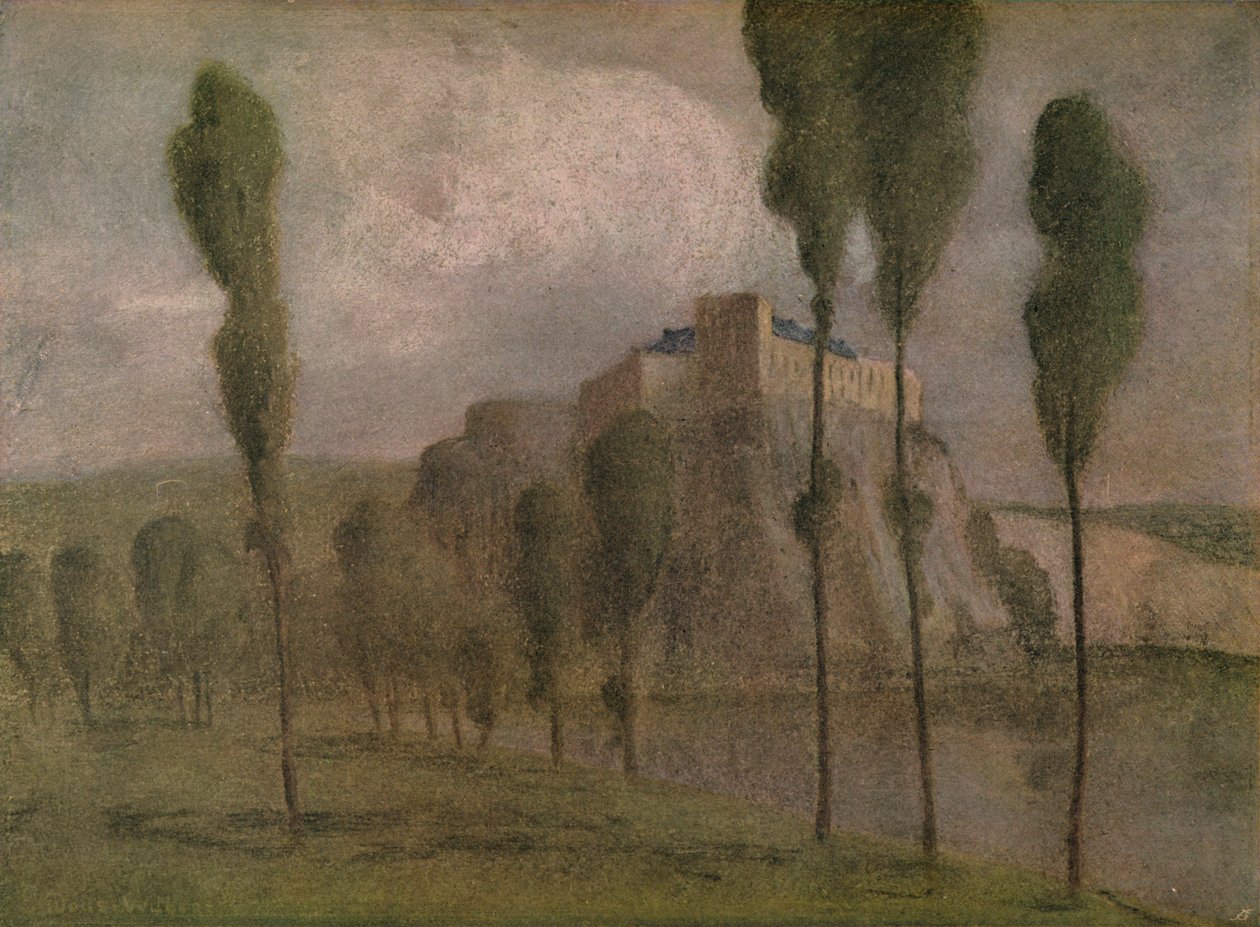 「北の城」、c1900 作： Isobelle Ann Dods Withers