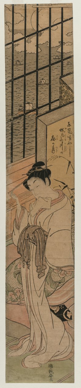 江戸湾を望む部屋の遊女 作： Is田流彩