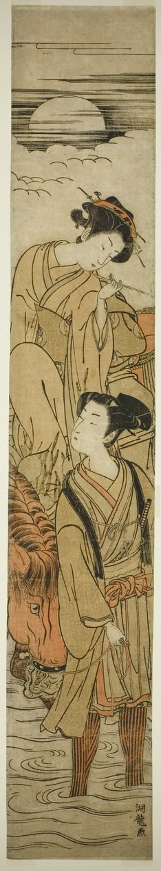 月夜に川を渡る 作： Is田流彩