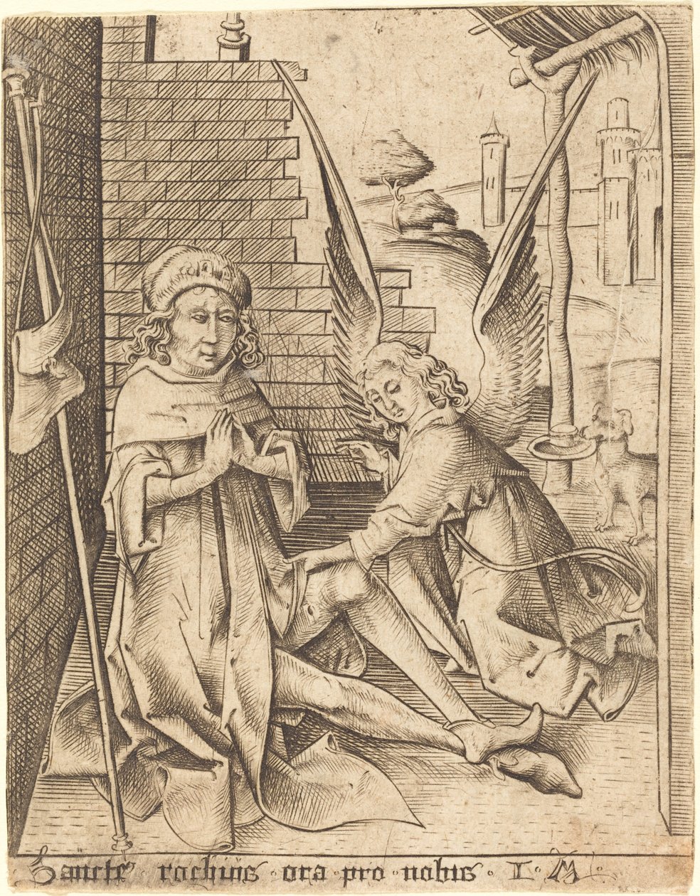 Saint-Roch、c。 14901500。 作： イスラエル・ファン・メッケネム