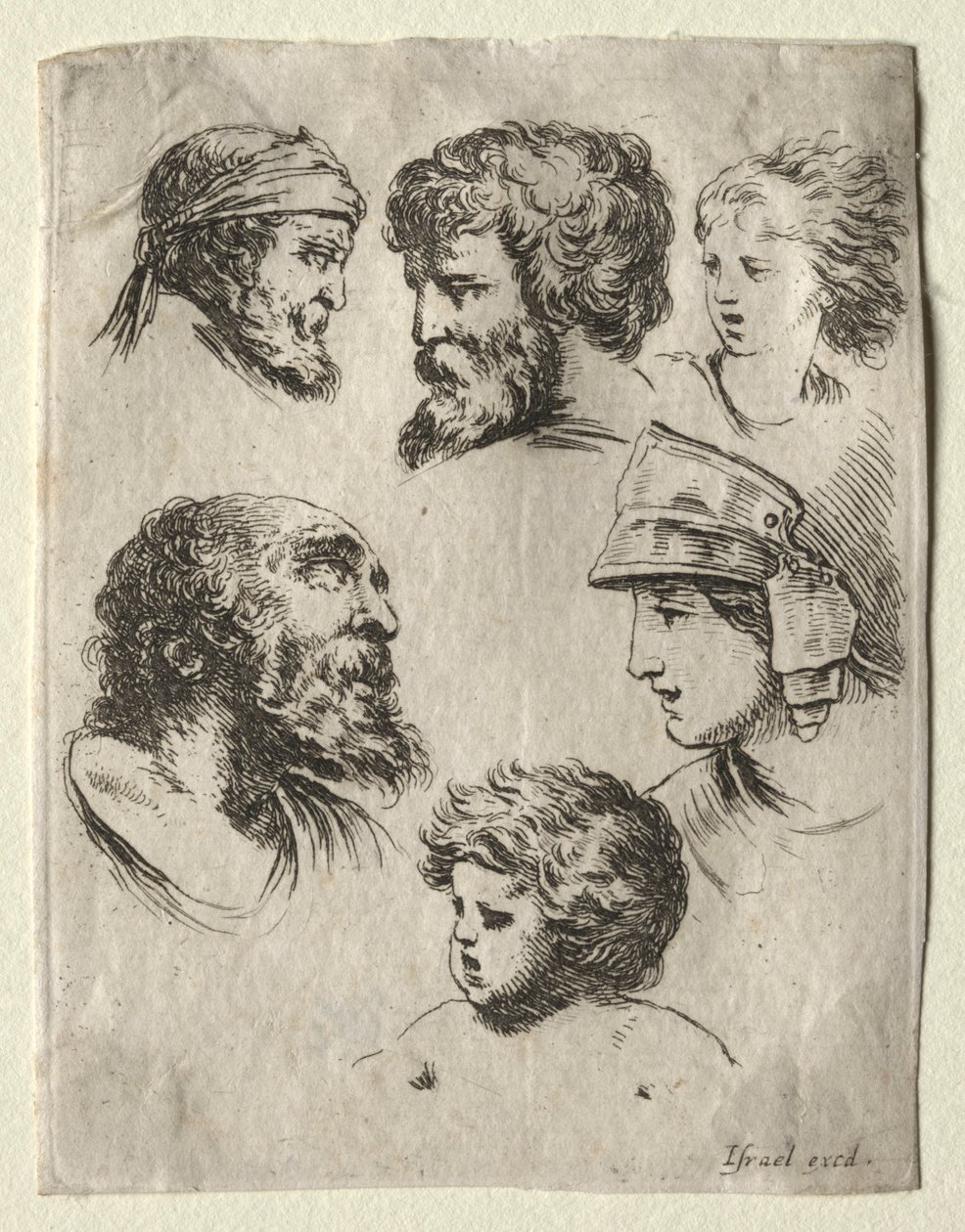 絵を学ぶための本：6人の肖像画 作： イスラエルヘンリエット