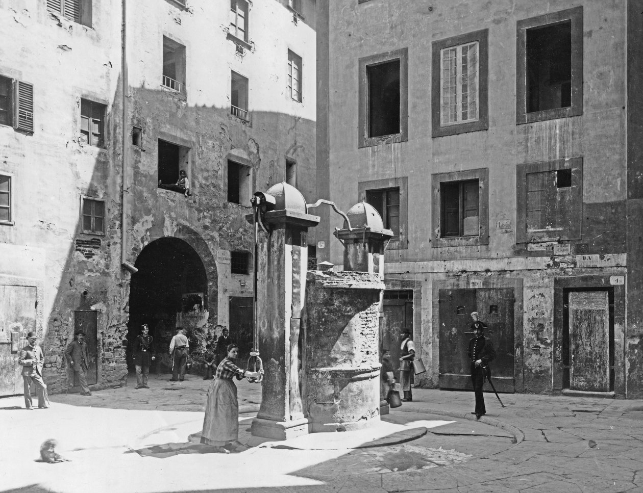 フィレンツェ旧市街 作： イタリアの写真家