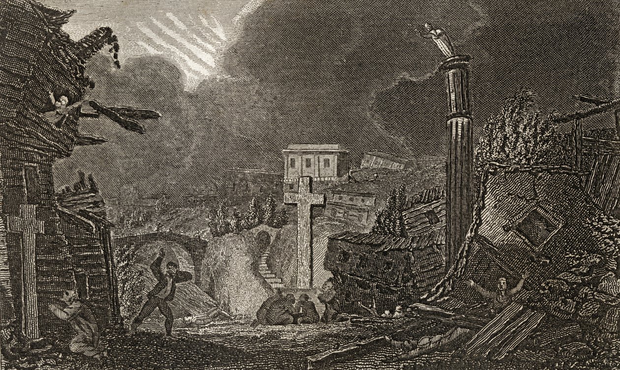 1783年にメッシーナで地震が始まった 作： イタリア語学校