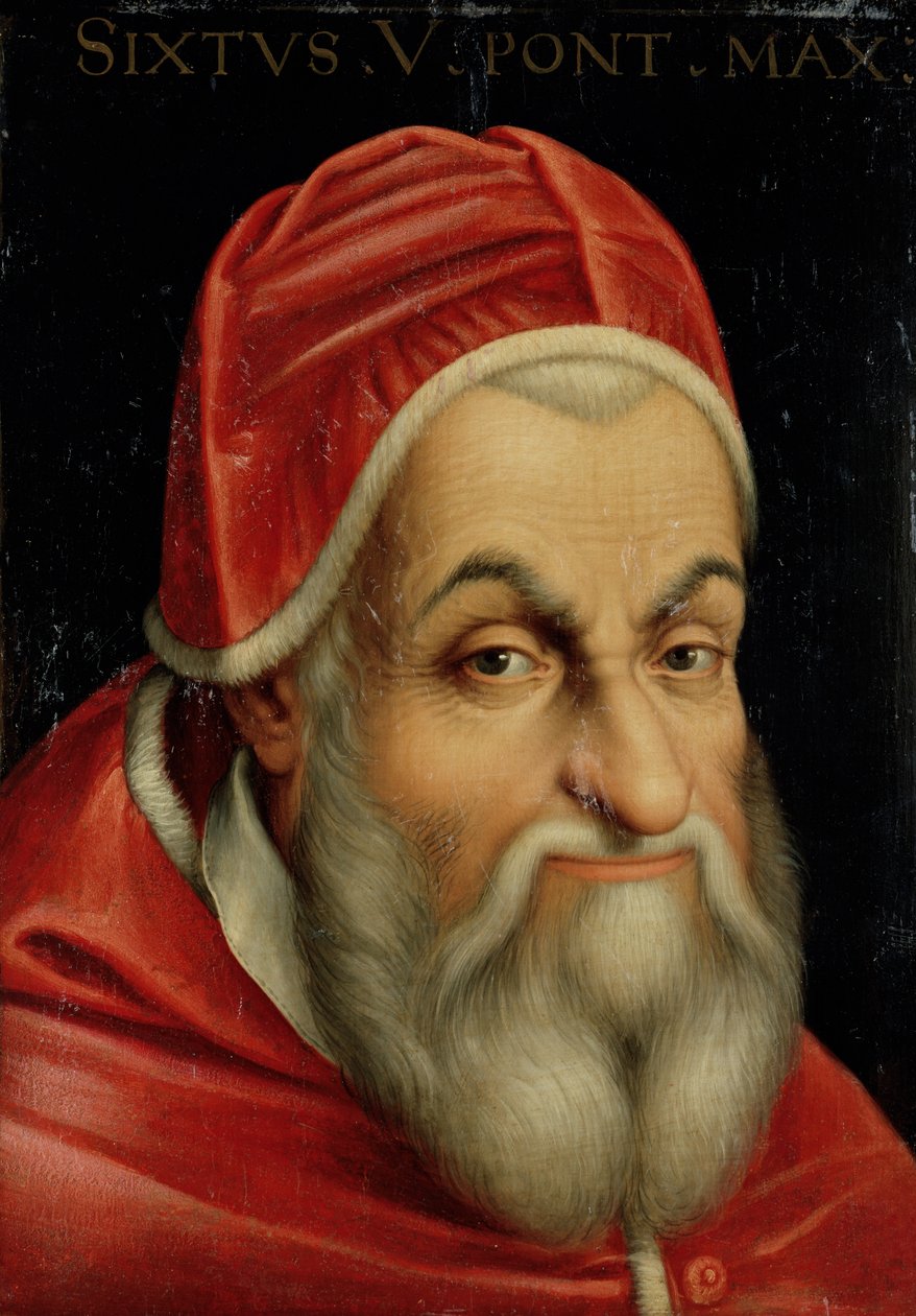 教皇シクストゥス5世（1520〜90年） 作： イタリア語学校