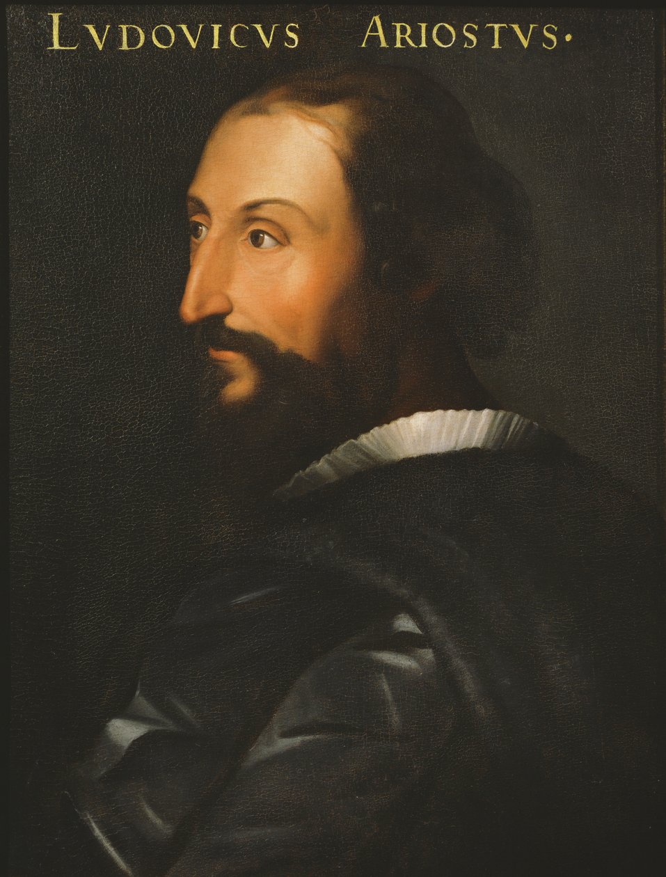 詩人Ludovico Ariostoの肖像 作： イタリア語学校