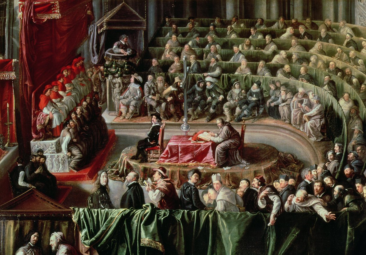 ガリレオの裁判、1633年（2344年の詳細） 作： イタリア語学校