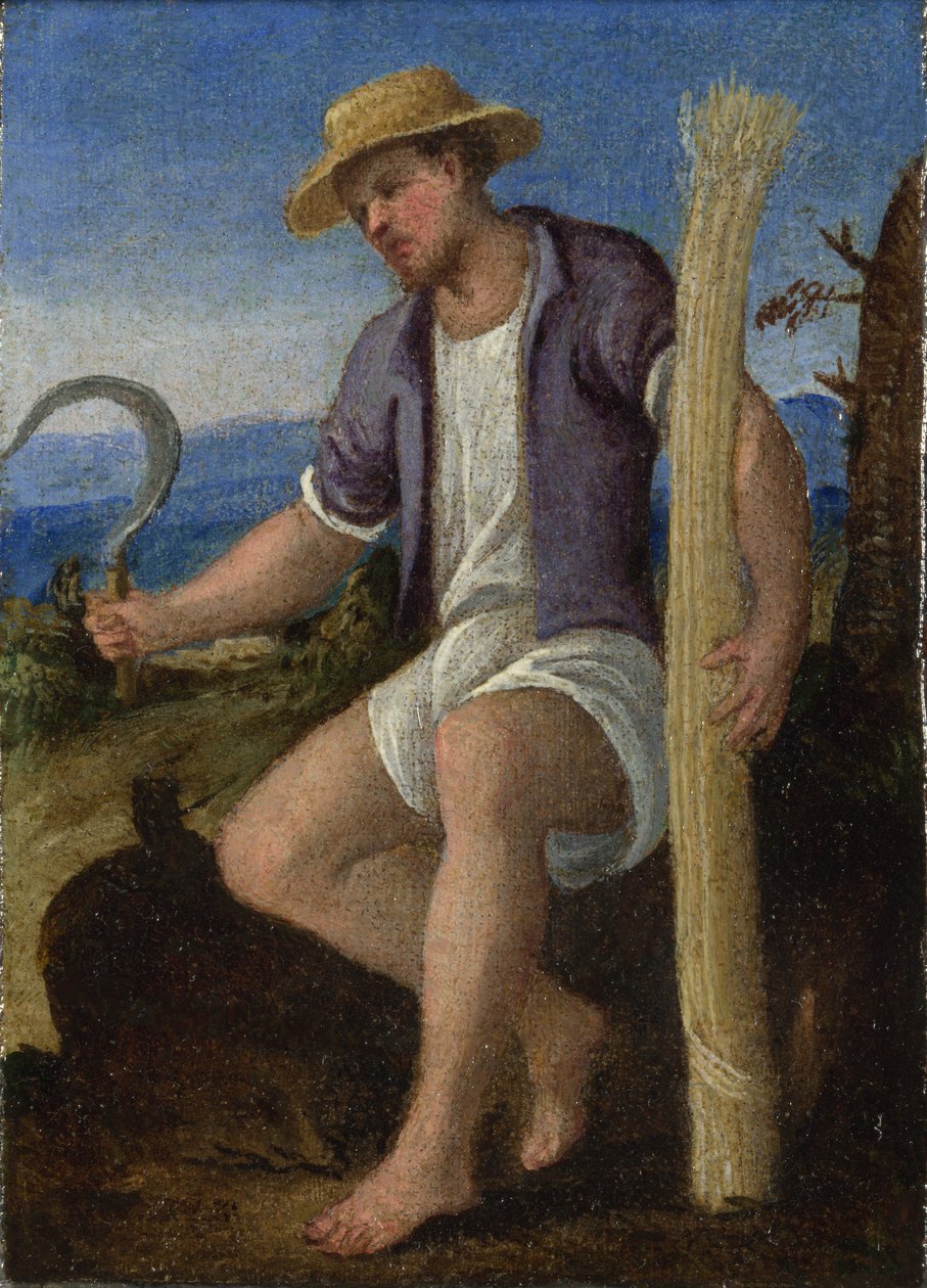 今月の労働者：6月、c。 1580 作： イタリアのマスター