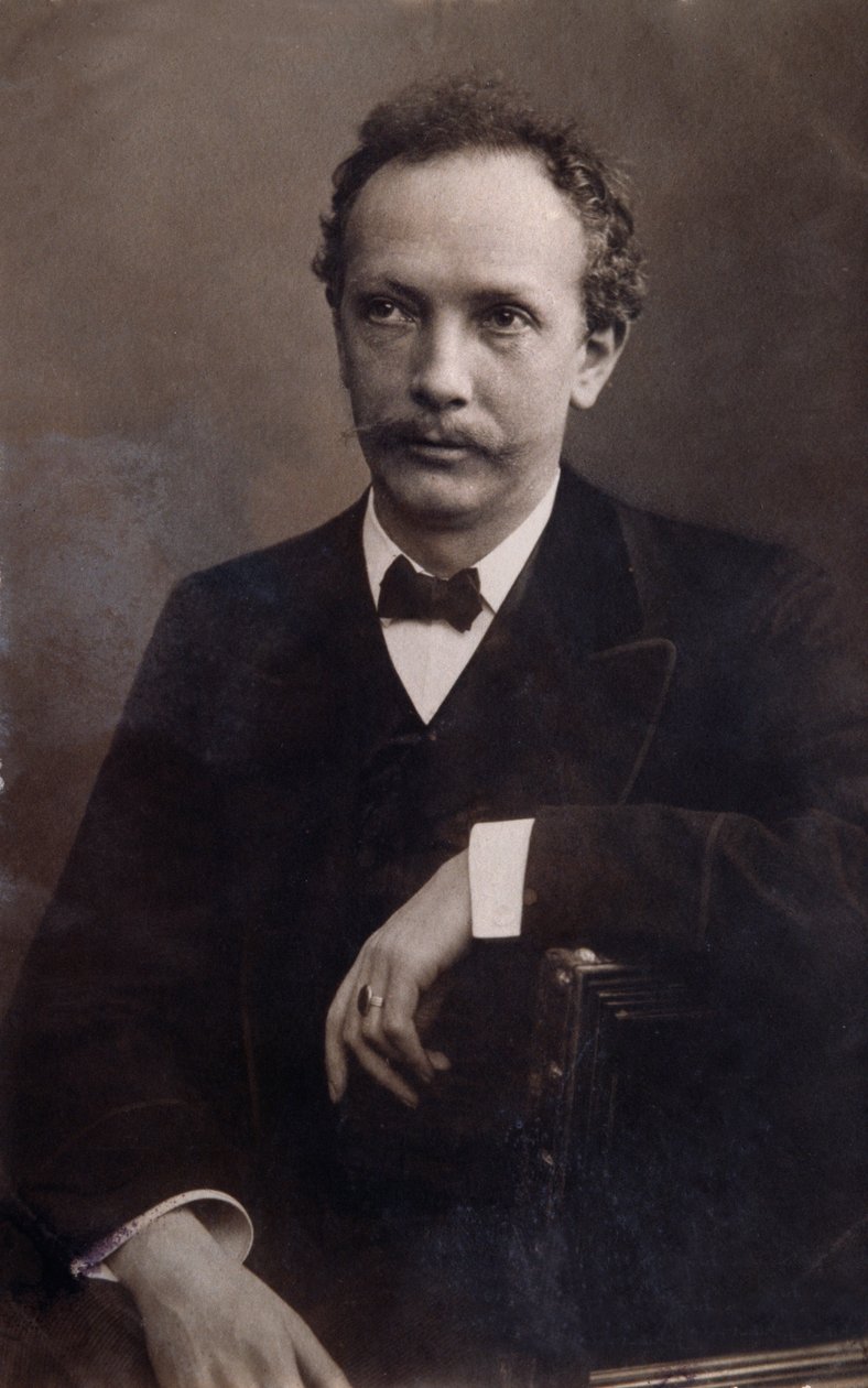 リヒャルトシュトラウス（1864-1949）ドイツの作曲家の肖像。 作： イタリアの写真家