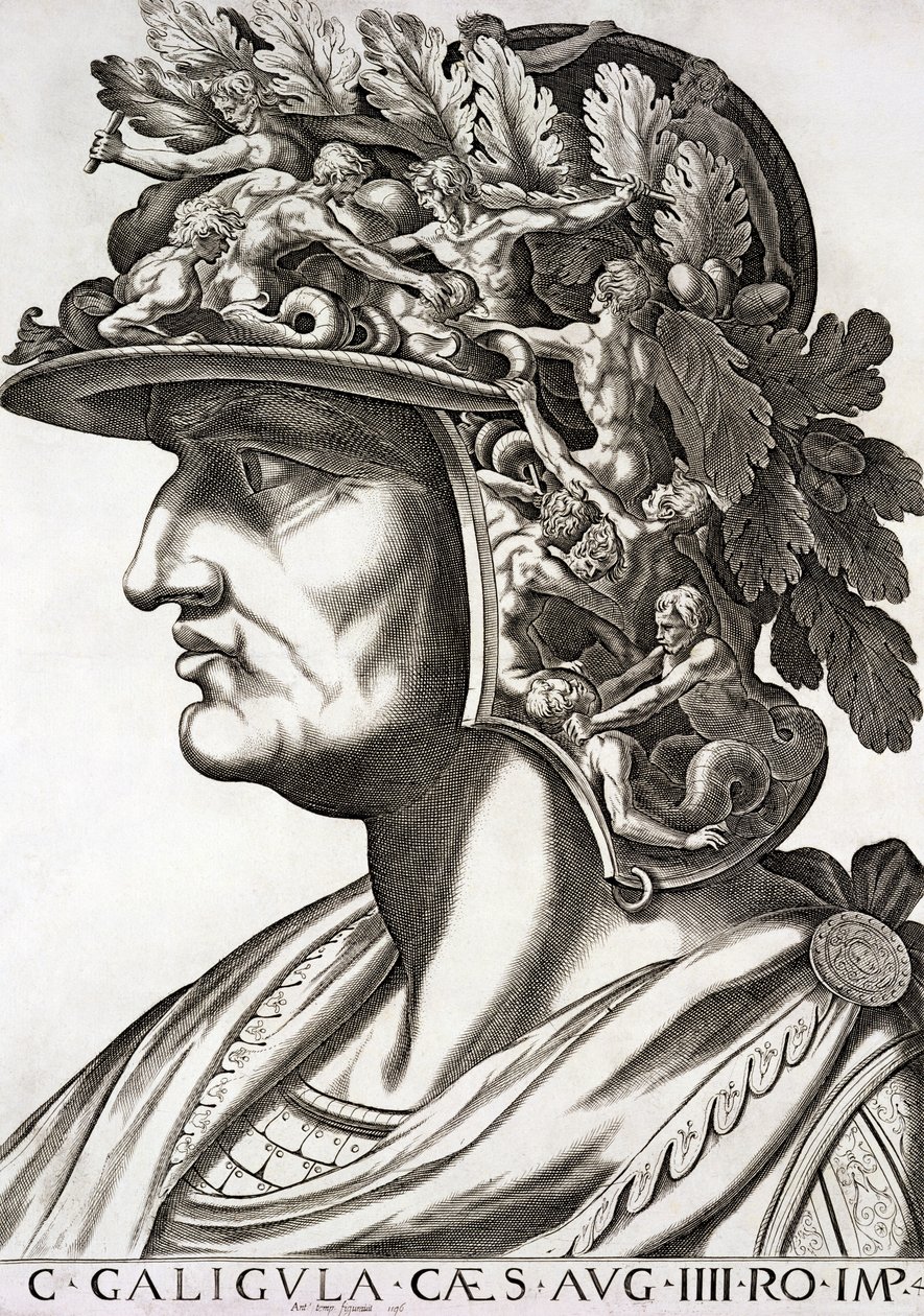 Caligula Caesar（12-41 AD）、1596 作： イタリア語学校