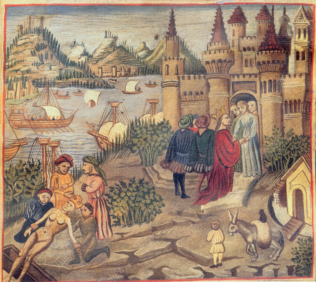Avicenna（Ibn Sina）による医学のキヤノンからのサレルノの学校のファクシミリ（980-1037） 作： イタリア語学校
