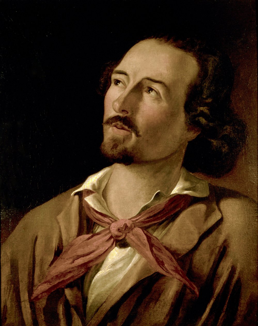 Goffredo Mameli（1827-1849）イタリア・リソルジメントの詩人・愛国者。19世紀の無名の絵画。ミラノ・リソルジメント博物館 作： イタリア語学校