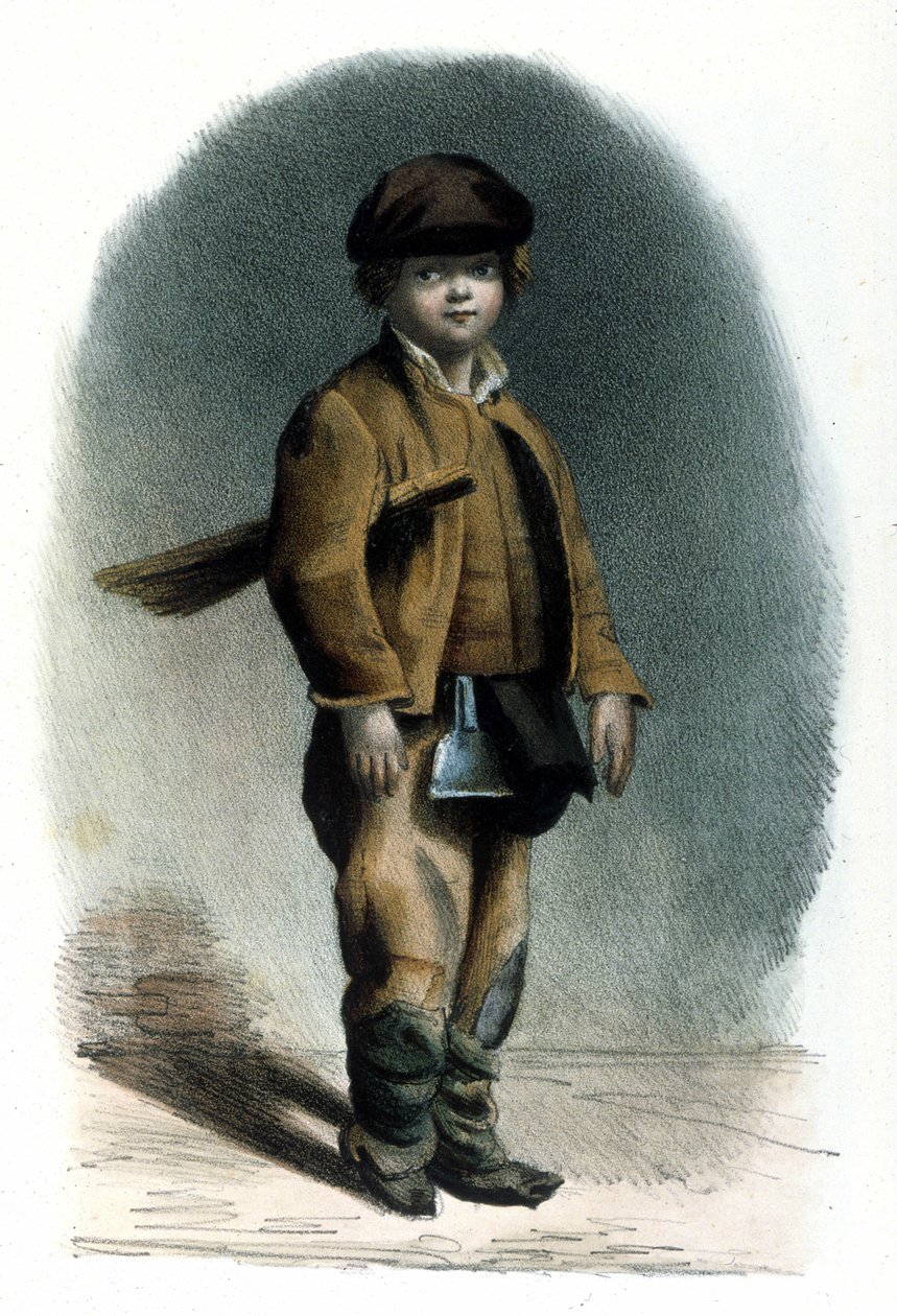 ミラネーゼメティエ：チムニーチムニーチムニー。1830年、ロカルノの刻印。 作： イタリア語学校