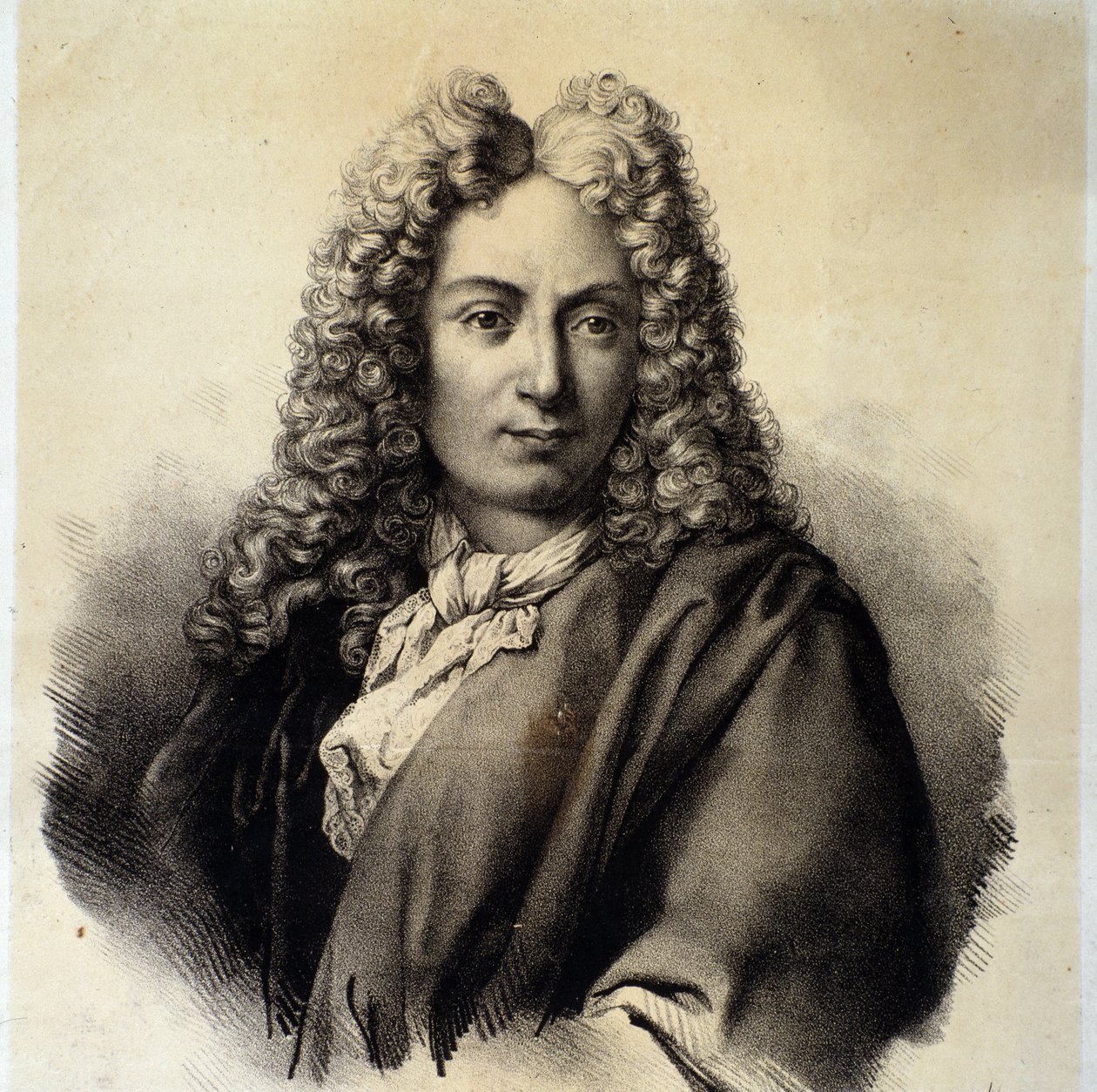 Arcangelo Corelli（1653-1713）イタリアの作曲家およびバイオリニストの肖像 作： イタリア語学校