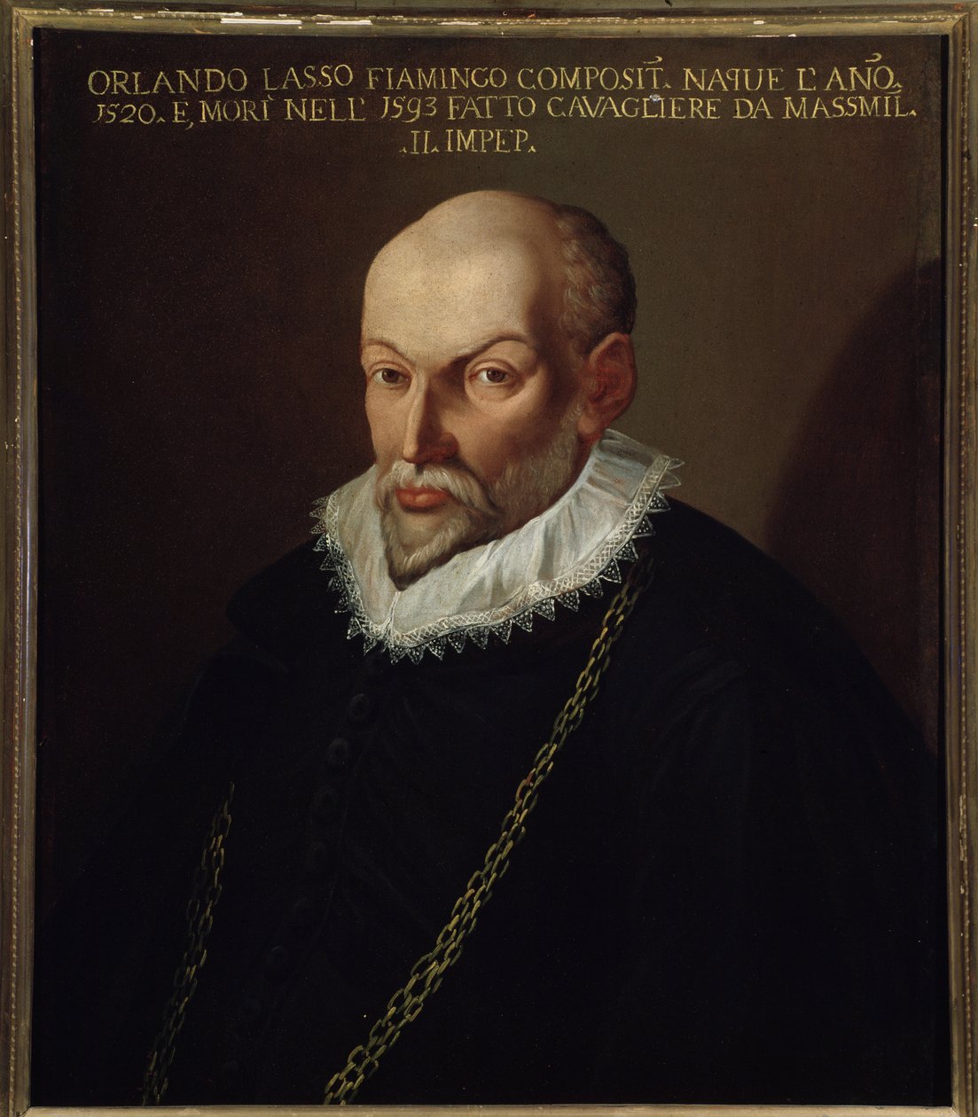 Roland de Lassus（1532-1594）フランドル作曲家の肖像 作： イタリア語学校