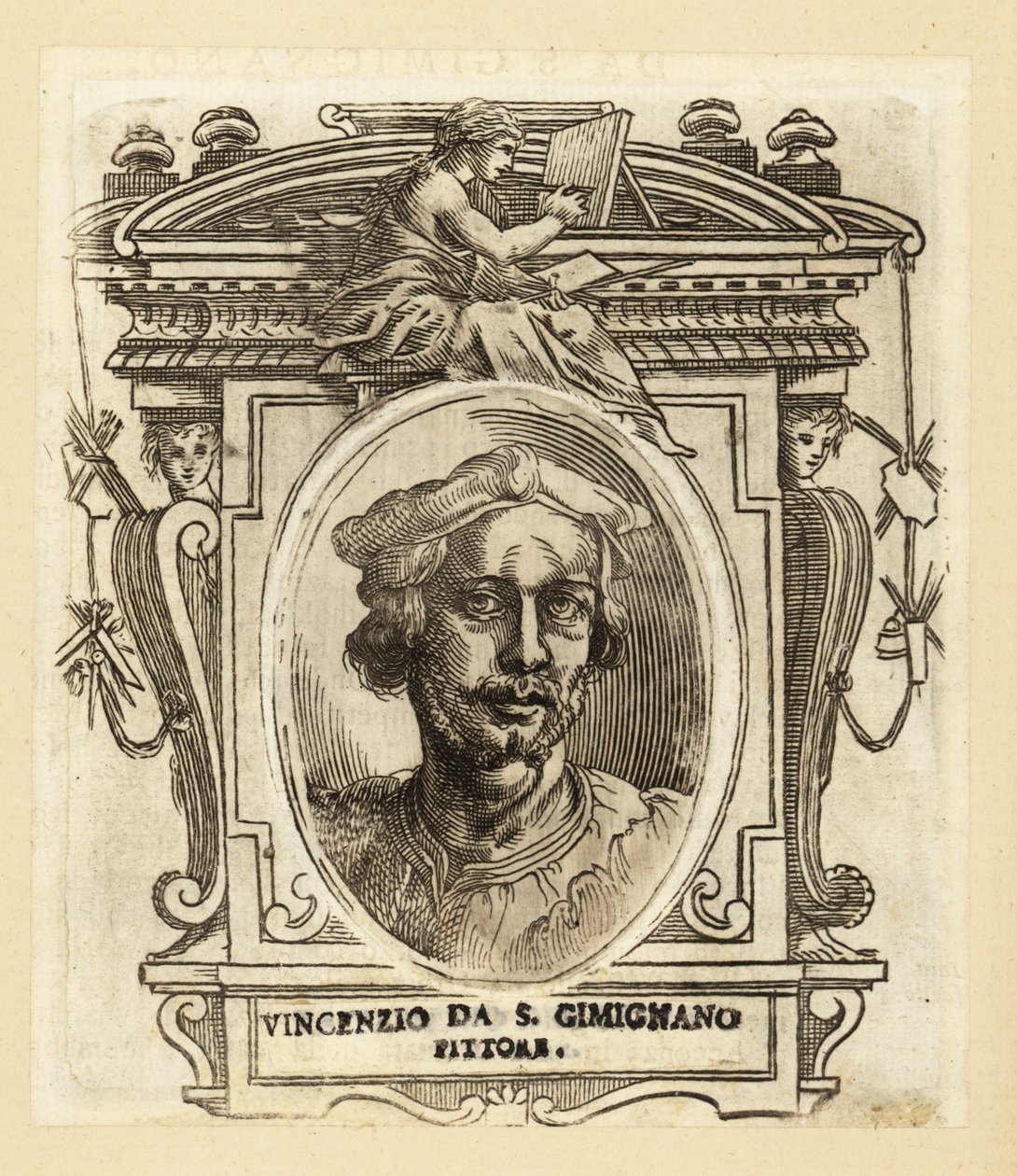 ルネッサンス期のイタリア人画家、ヴィンチェンツォ・タマーニの肖像