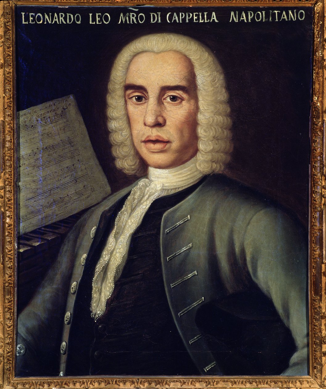 イタリアの作曲家レオ・レオナルドの肖像（1694-1744） 作： イタリア語学校