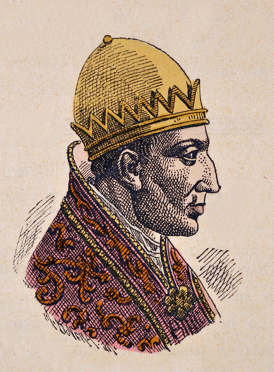 反教皇フェリクス2世（フェリーチェ）の肖像（355～365年 作： イタリア語学校