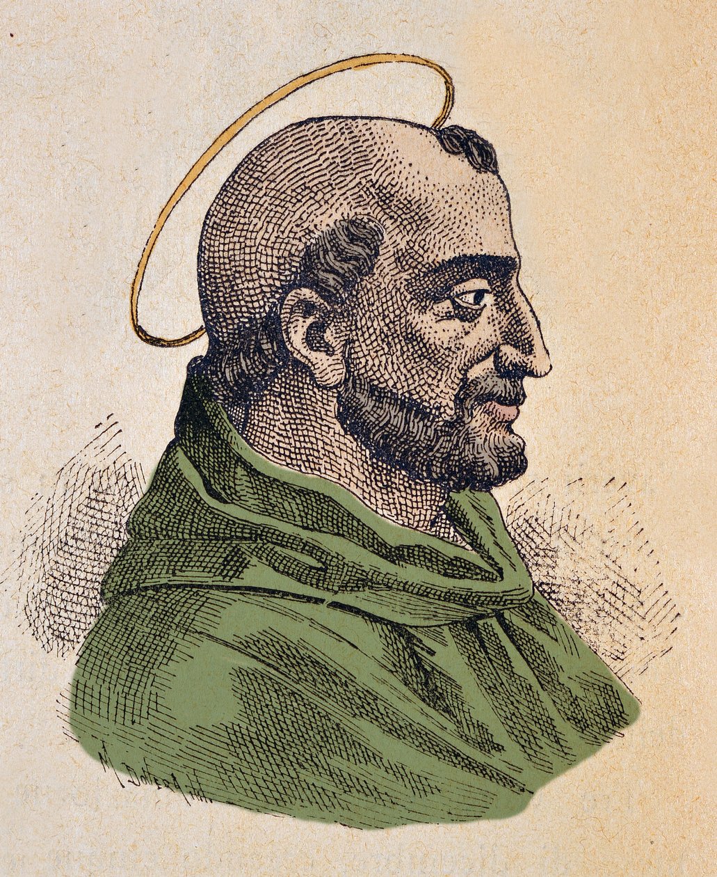 教皇アニケト（アニケトゥスまたはアニケト）の肖像（約155～166年 作： イタリア語学校