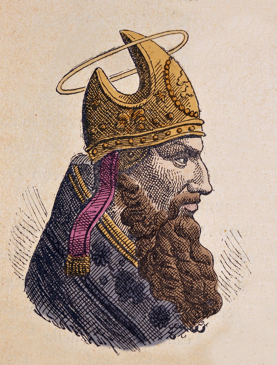 教皇マルク（マルク、マルクス、マルコ）の肖像（335～336年 作： イタリア語学校