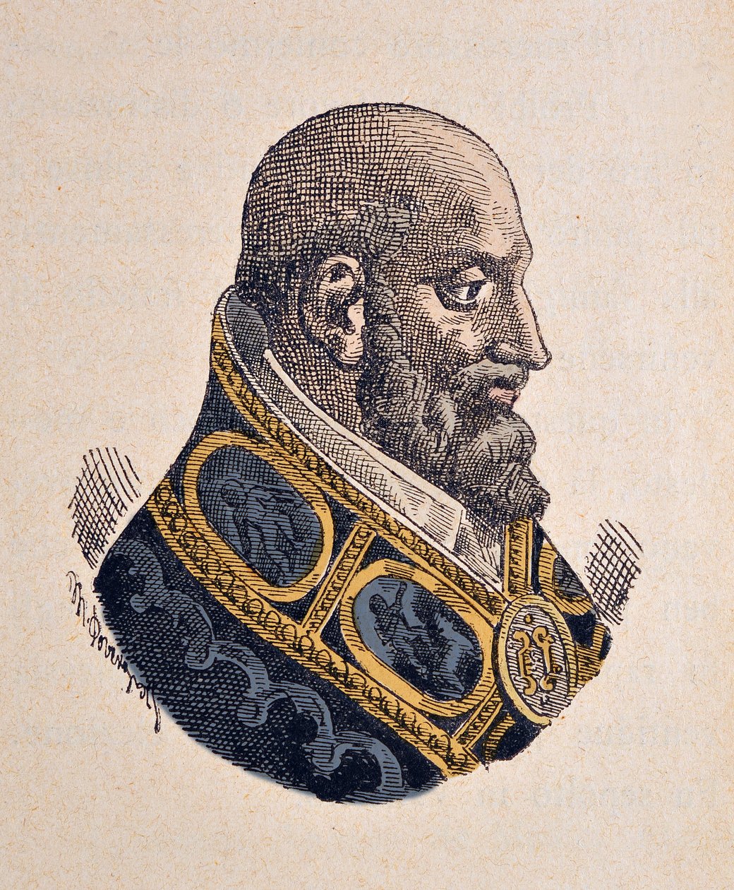 教皇マルセル2世（マルセルスまたはマルチェロ）の肖像（1555年 作： イタリア語学校