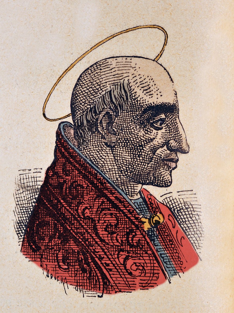 教皇マルチェリン（MarcellinusまたはMarcellino）の肖像（296-304年