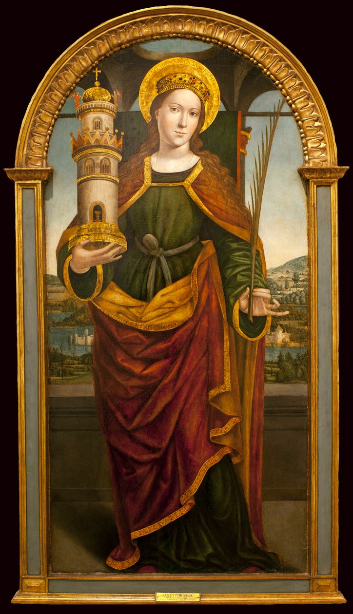 Sainte Barbe - Painting d