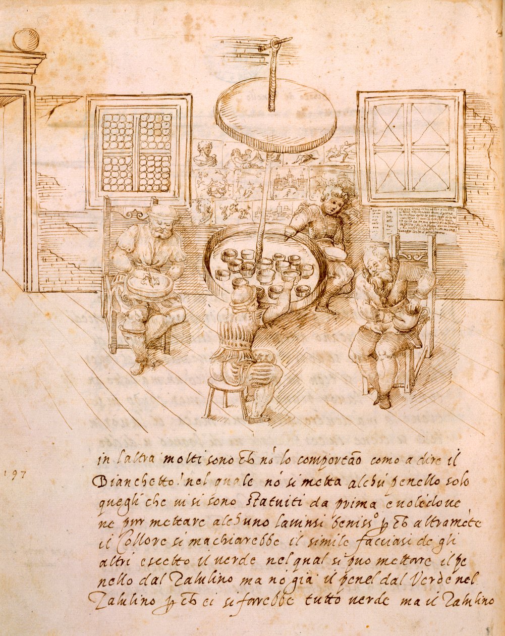 古代の造船術、1589年 作： イタリア語学校