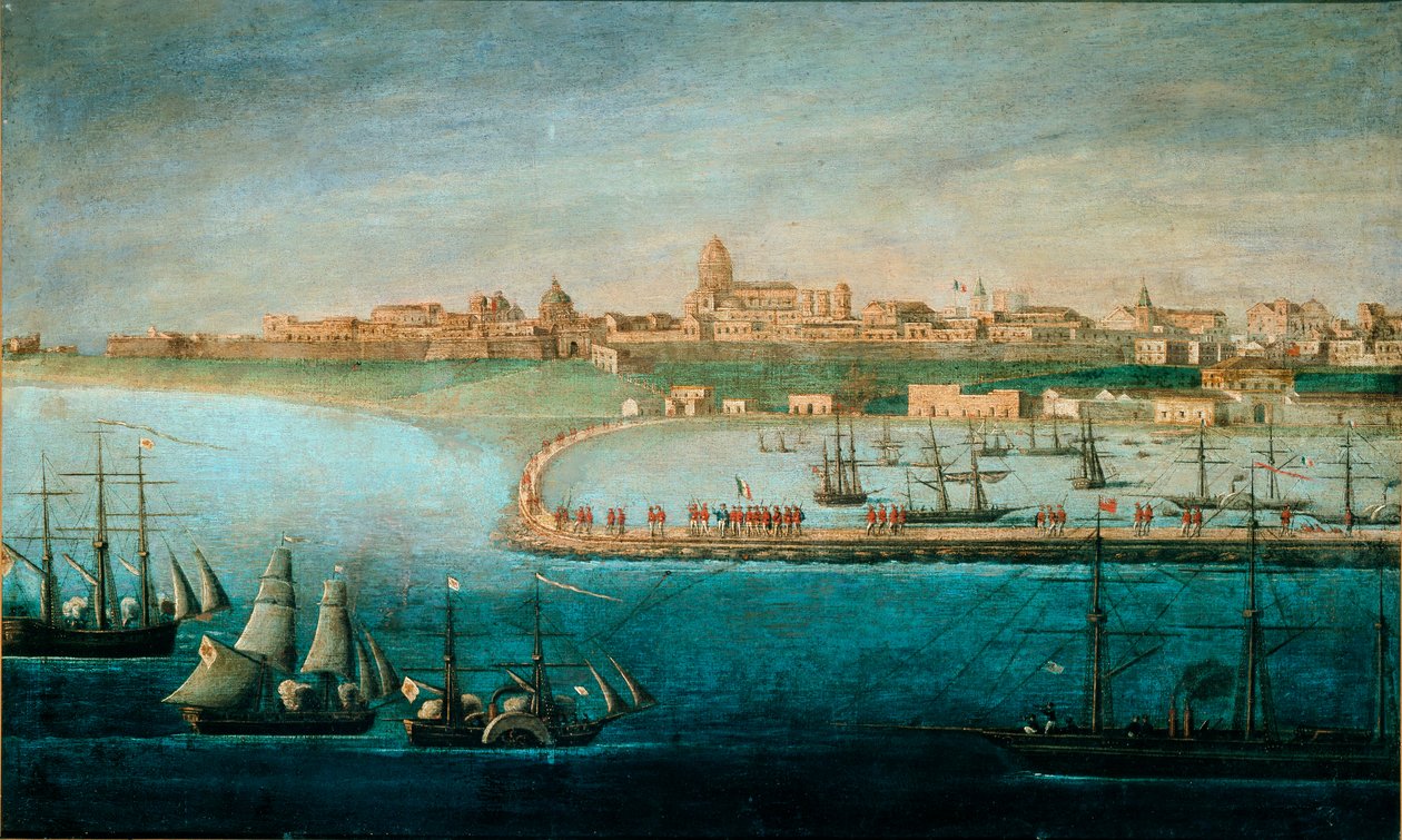 イタリアの部隊: 千人隊の遠征、マルサラ上陸 作： イタリア語学校