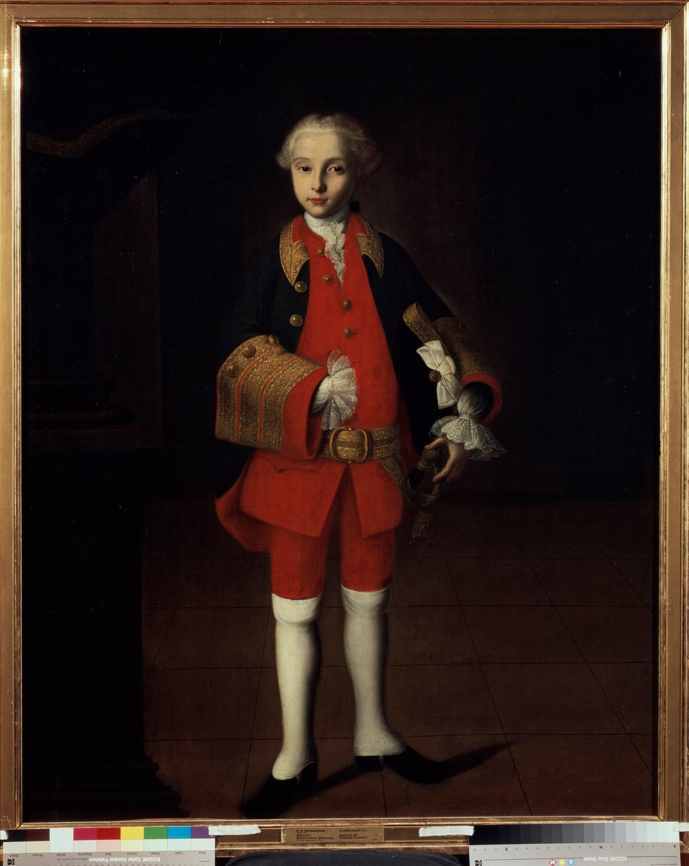 Guillaume (William) Graf von Fermor (1704-1771) の肖像 (Wilhelm Graf von Fermor の肖像) - Ivan Yakovlevich Vishnyakov (Vishniakov) (1699-1761) による絵画、キャンバスに油彩、1750 年頃、ロシア美術 18 世紀 作： Ivan Yakovlevich Vishnyakov