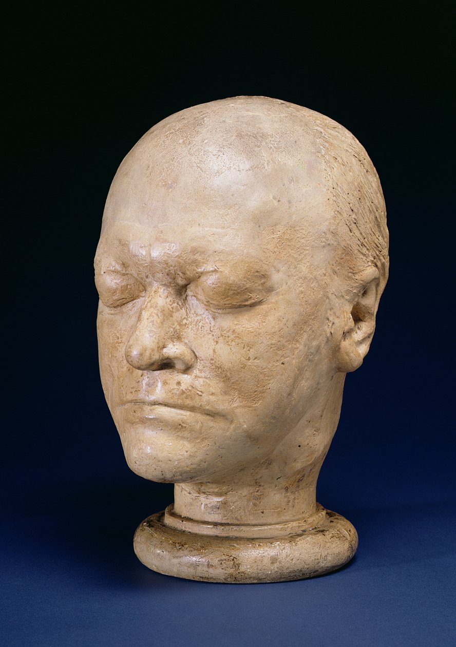 ウィリアム・ブレイク（1757-1827）ライフマスク、1823年（石膏） 作： J. Sデビル