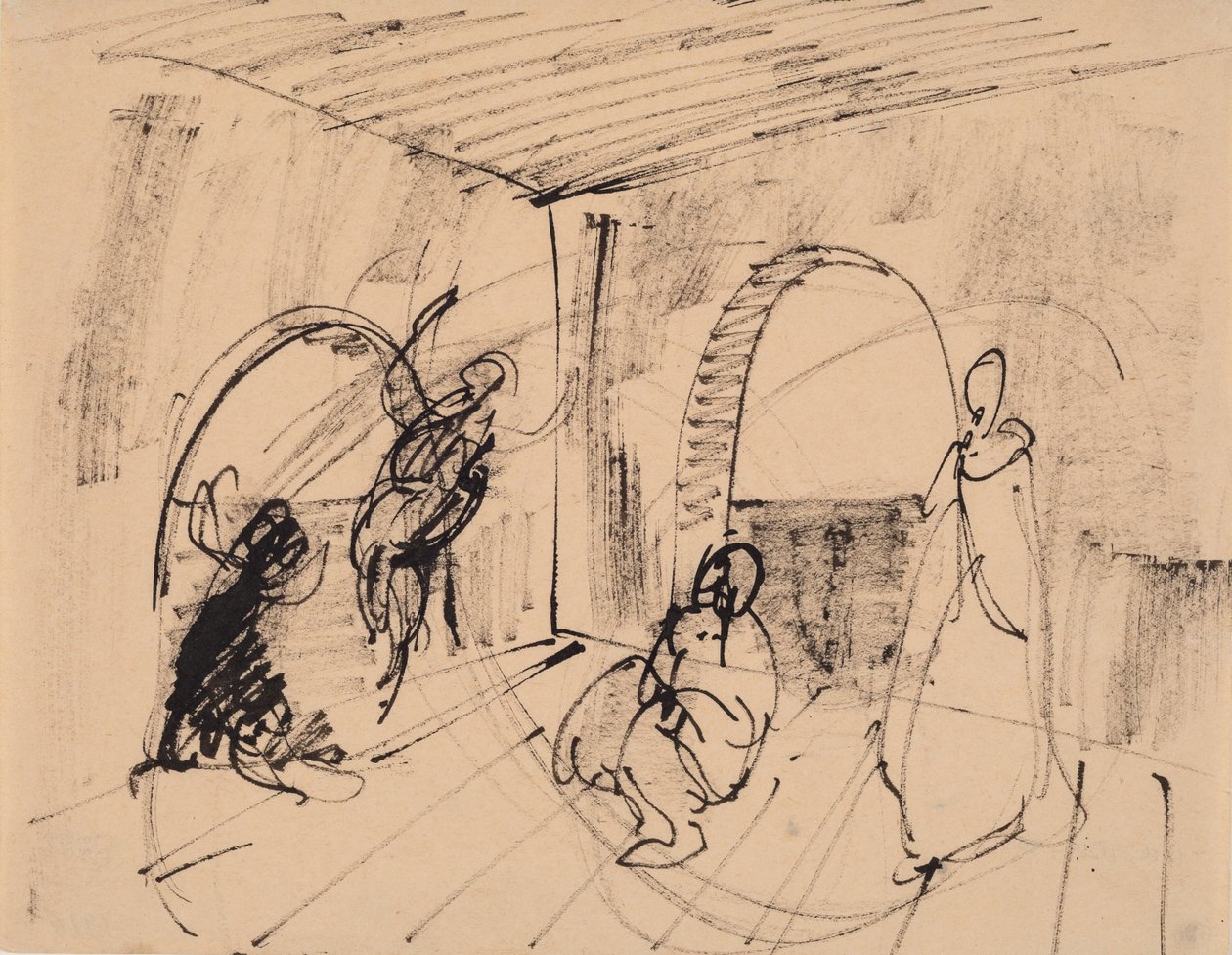 絵画「ヘクバ」の下書き 作： はいジェリチャウ