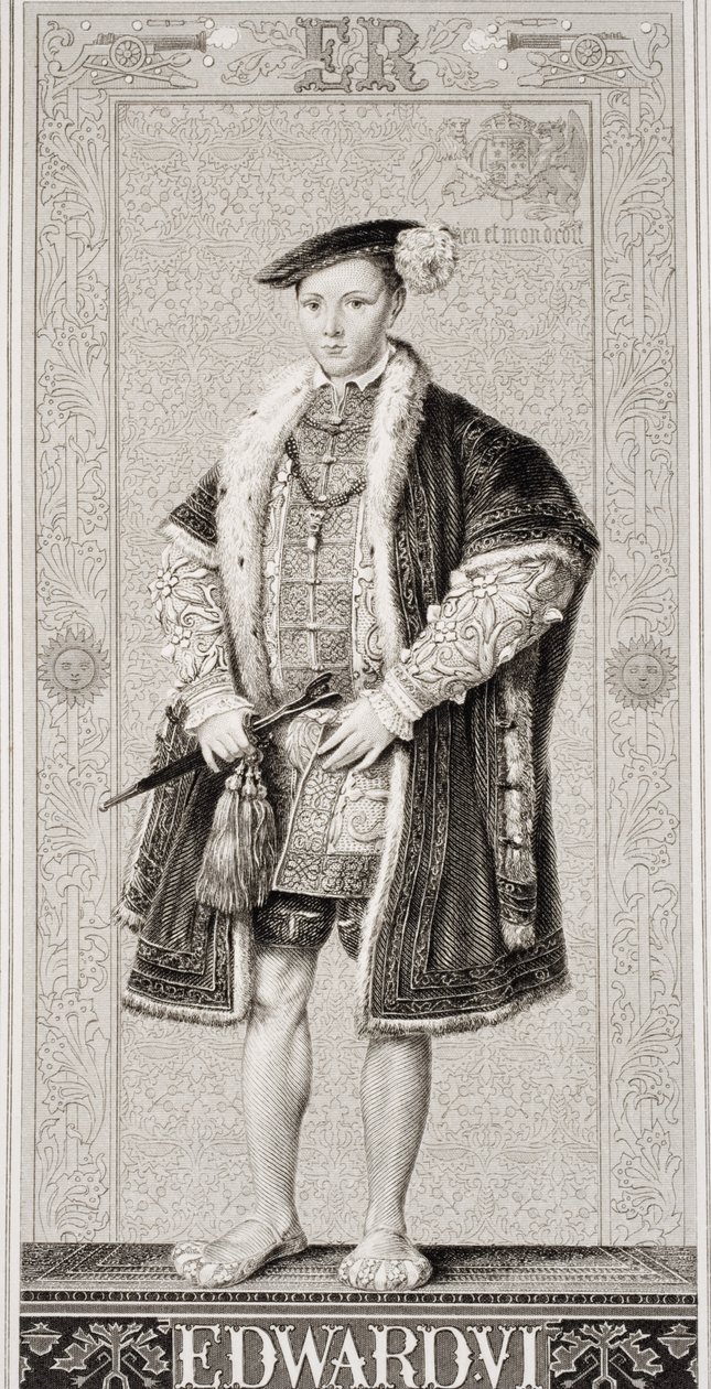 Edward I（1537-53）from &39;Illustrations of English and Scottish History&39; Volume I 作： JLウィリアムズ