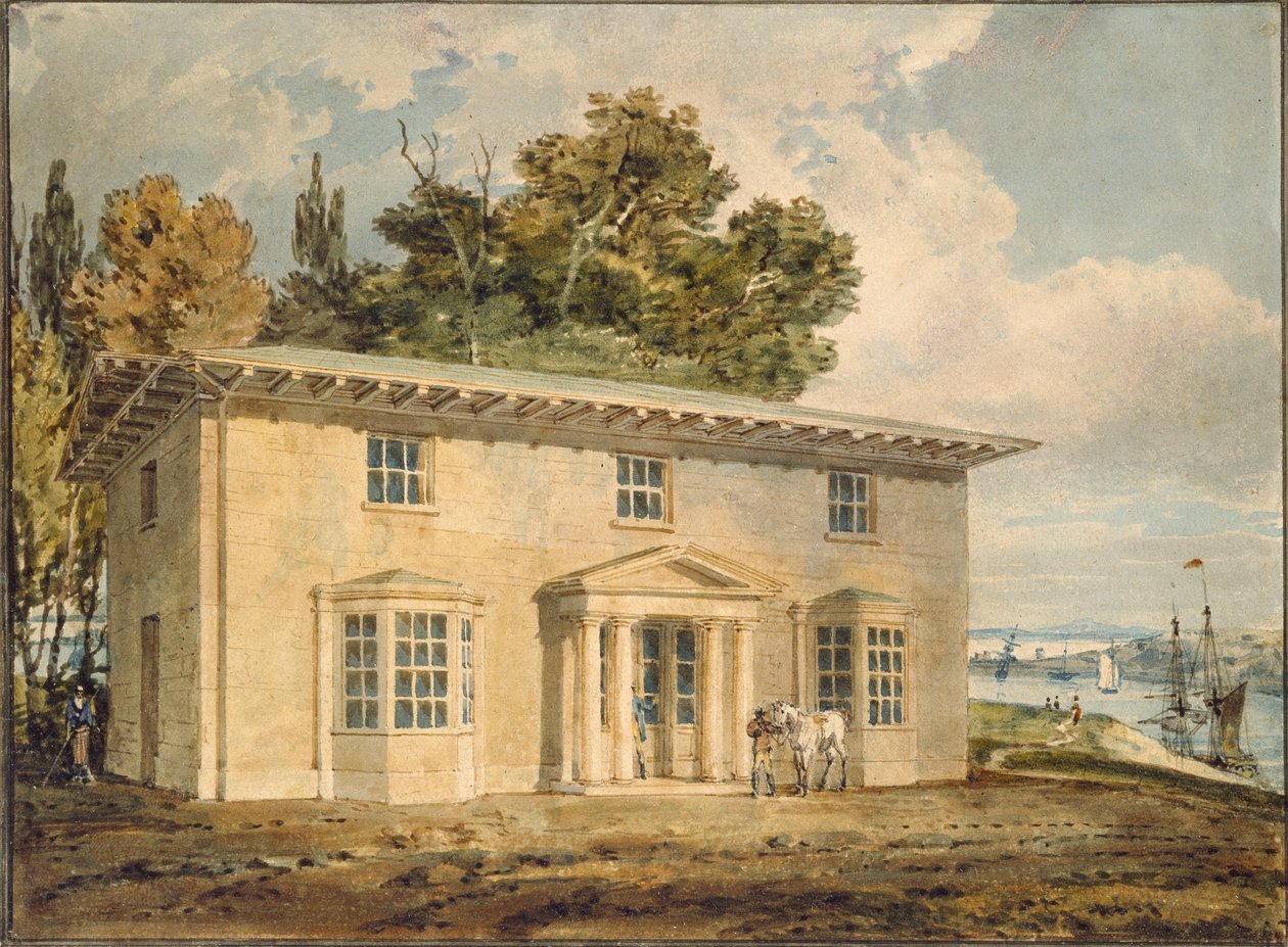 ポートペンリンのペンリンアームズ、c1797-1798 作： ジョセフ・マロード・ウィリアム・ターナー