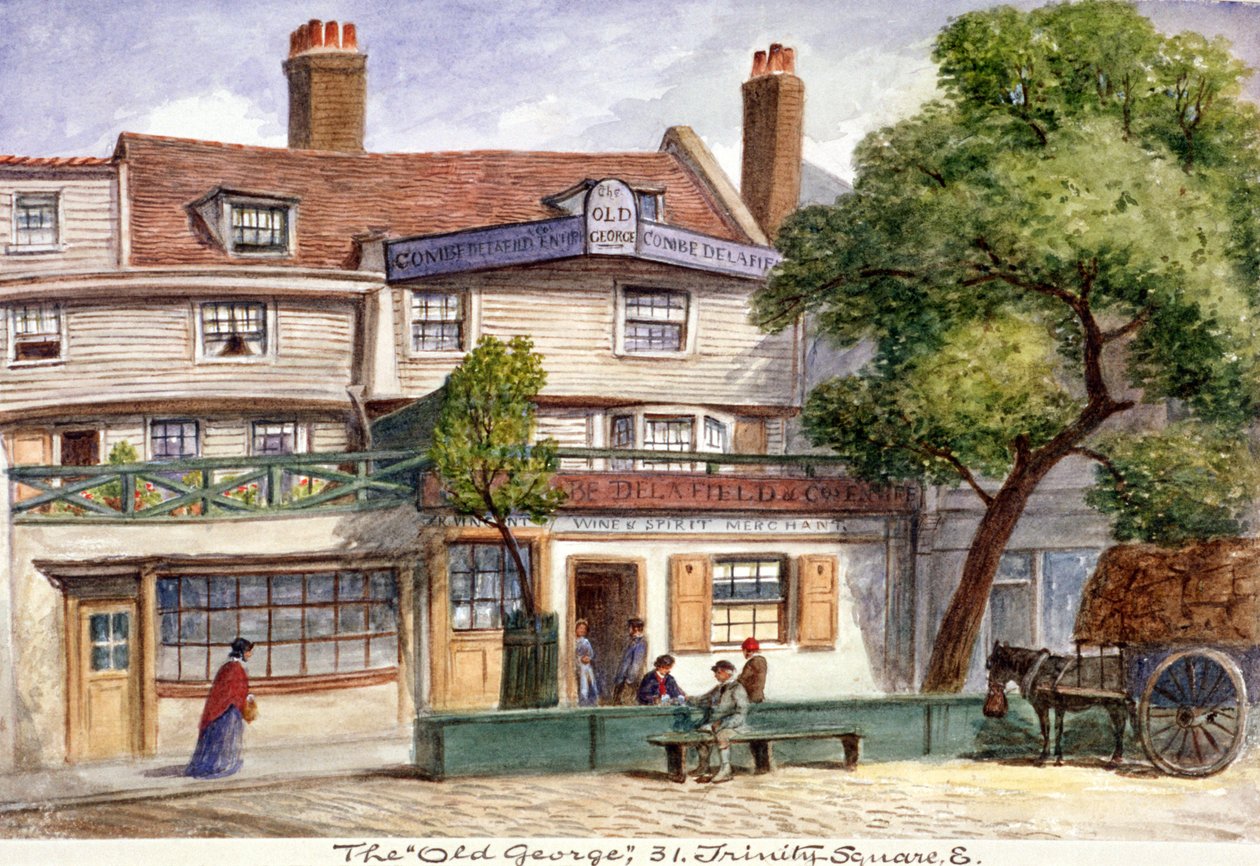 1867年、ロンドンのトリニティ・スクエア 作： JTウィルソン