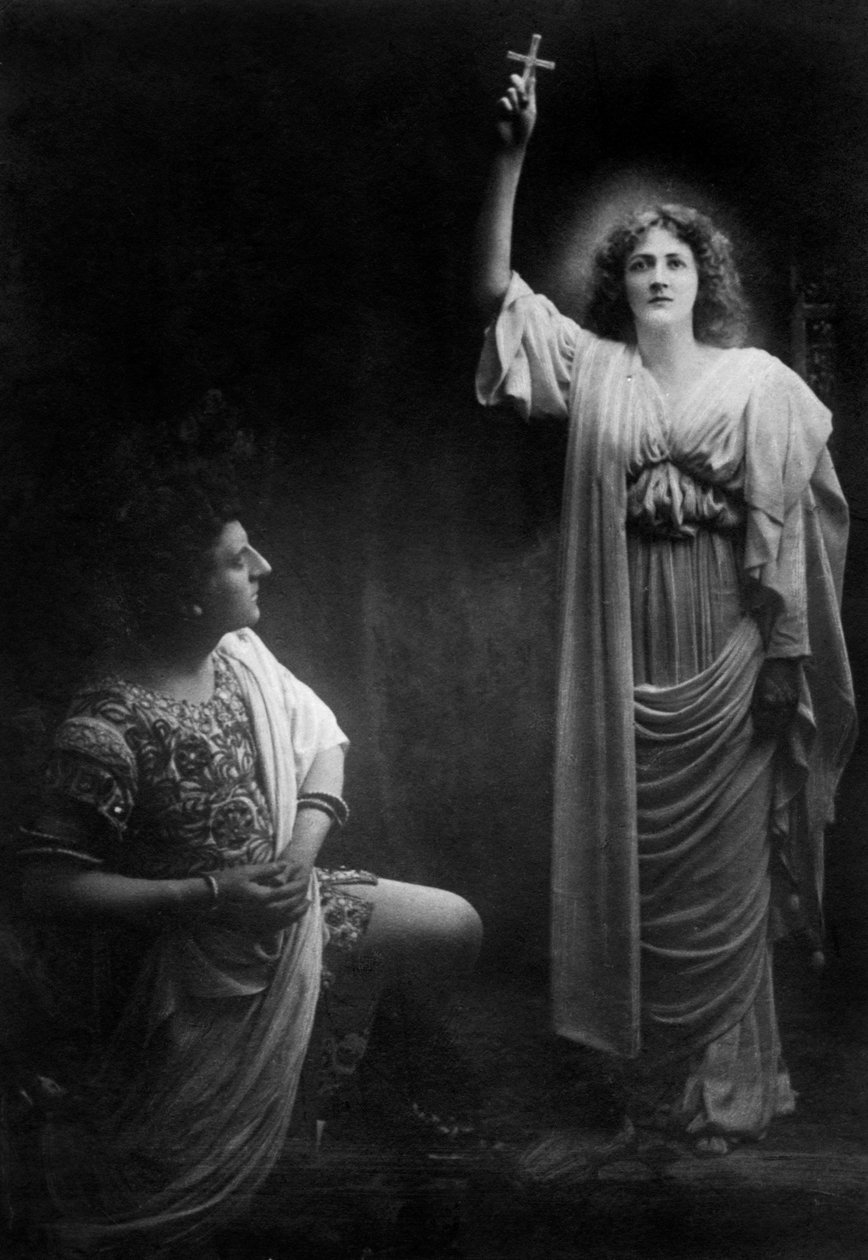 十字架の印の場面、1903年。 作： J.ビーグルズアンドカンパニー