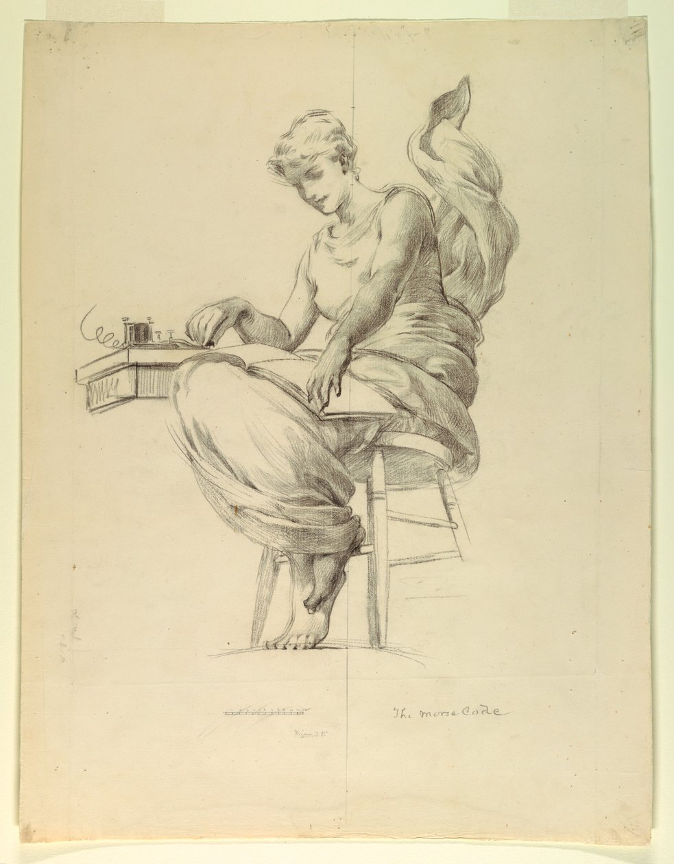 The Morse Code, Study for "Electricity as Applied to Commerce", Manufactures and Liberal Arts Building, World