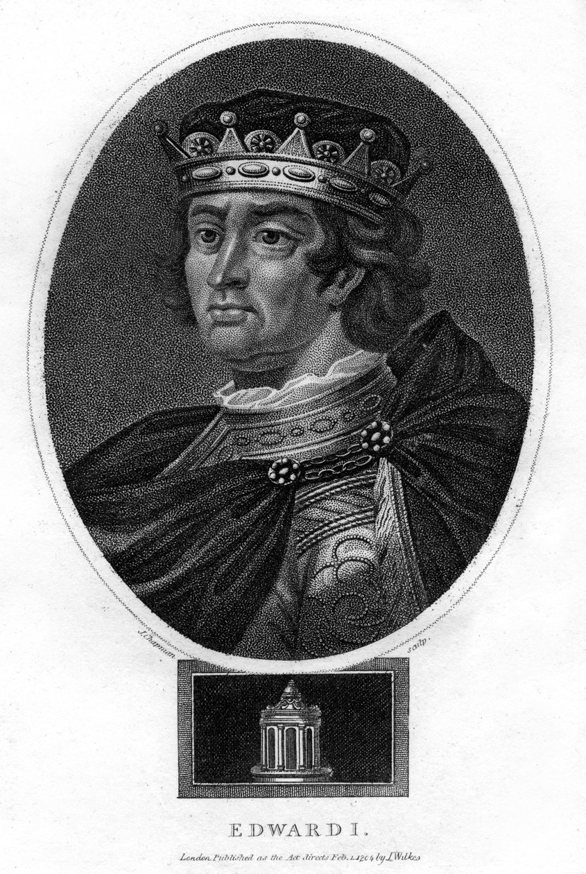 イギリスのエドワード1世、1804年。