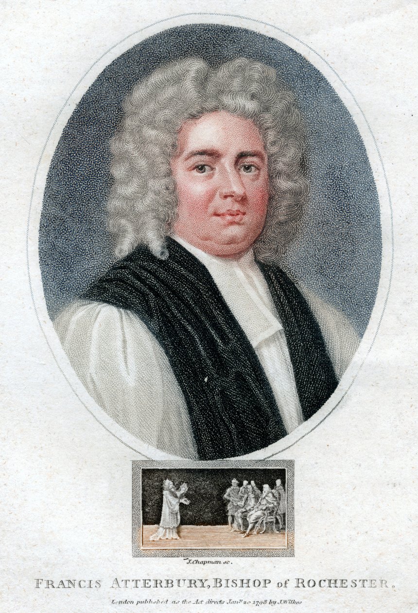 フランシス・アタベリー、英語の文学者、政治家、司教、1798年。 作： J・チャップマン
