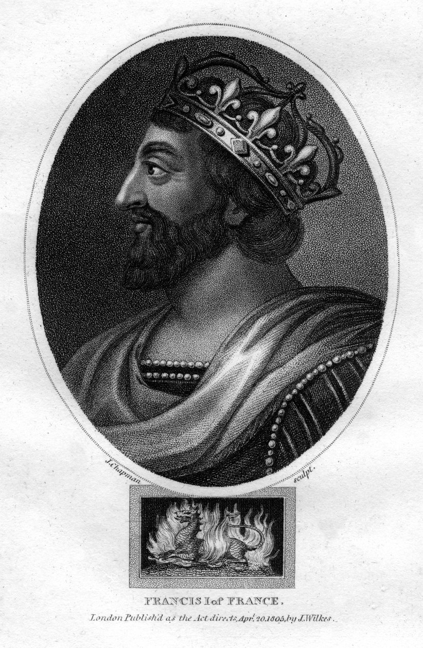 フランシスI、フランス国王、1805年。 作： J・チャップマン