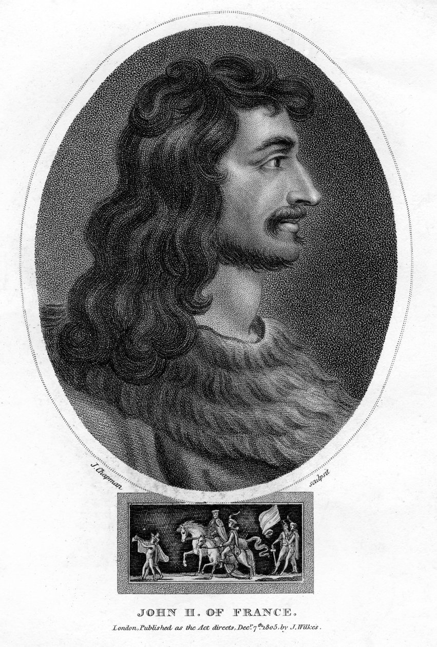 ジョン2世、フランス国王、1805年。 作： J・チャップマン