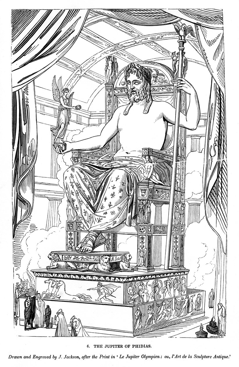 フィディアスの木星、1843 作： J.ジャクソン