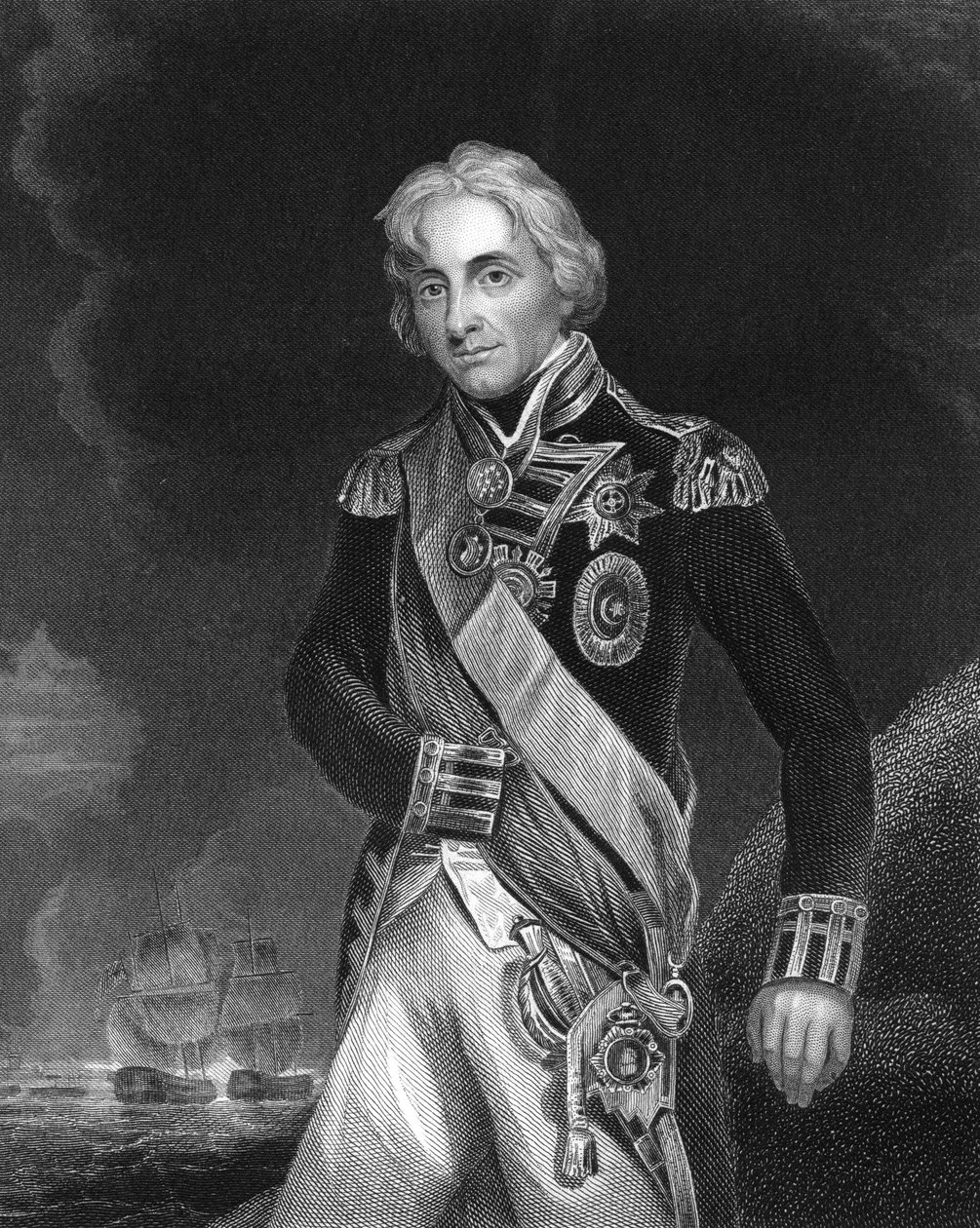 ホレイショネルソン、第1子爵ネルソン、イギリス海軍司令官、c1798-c1805 c1857 作： J.ロジャース