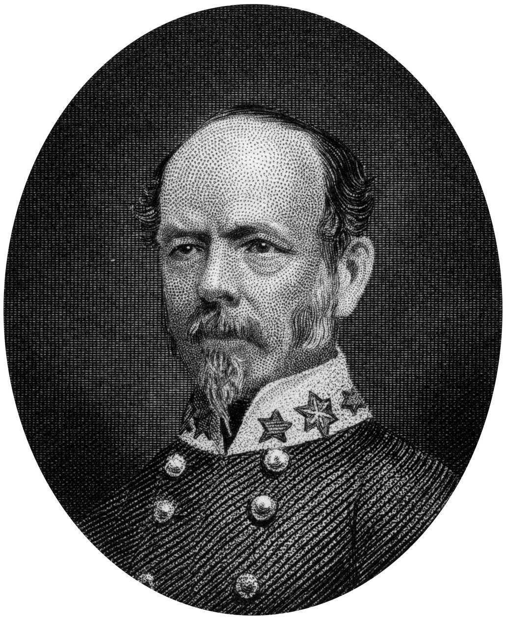 ジョセフエグルストンジョンストン、南軍の将軍、1862-1867。 作： J.ロジャース