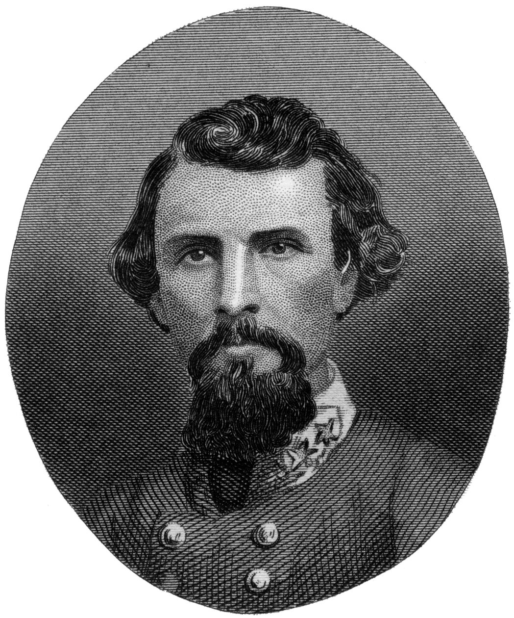 ネイサンベッドフォードフォレスト、南軍将軍、1862-1867。 作： J.ロジャース