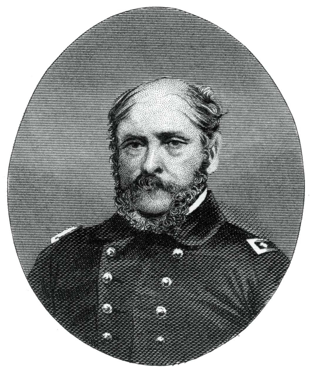 ジョンアンクラムウィンスロー少将、アメリカ合衆国海軍、1862-1867年。 作： J.ロジャース