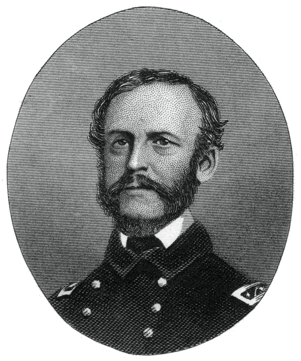 ジョンダーグレン少将、米国海軍、1862-1867。 作： J.ロジャース
