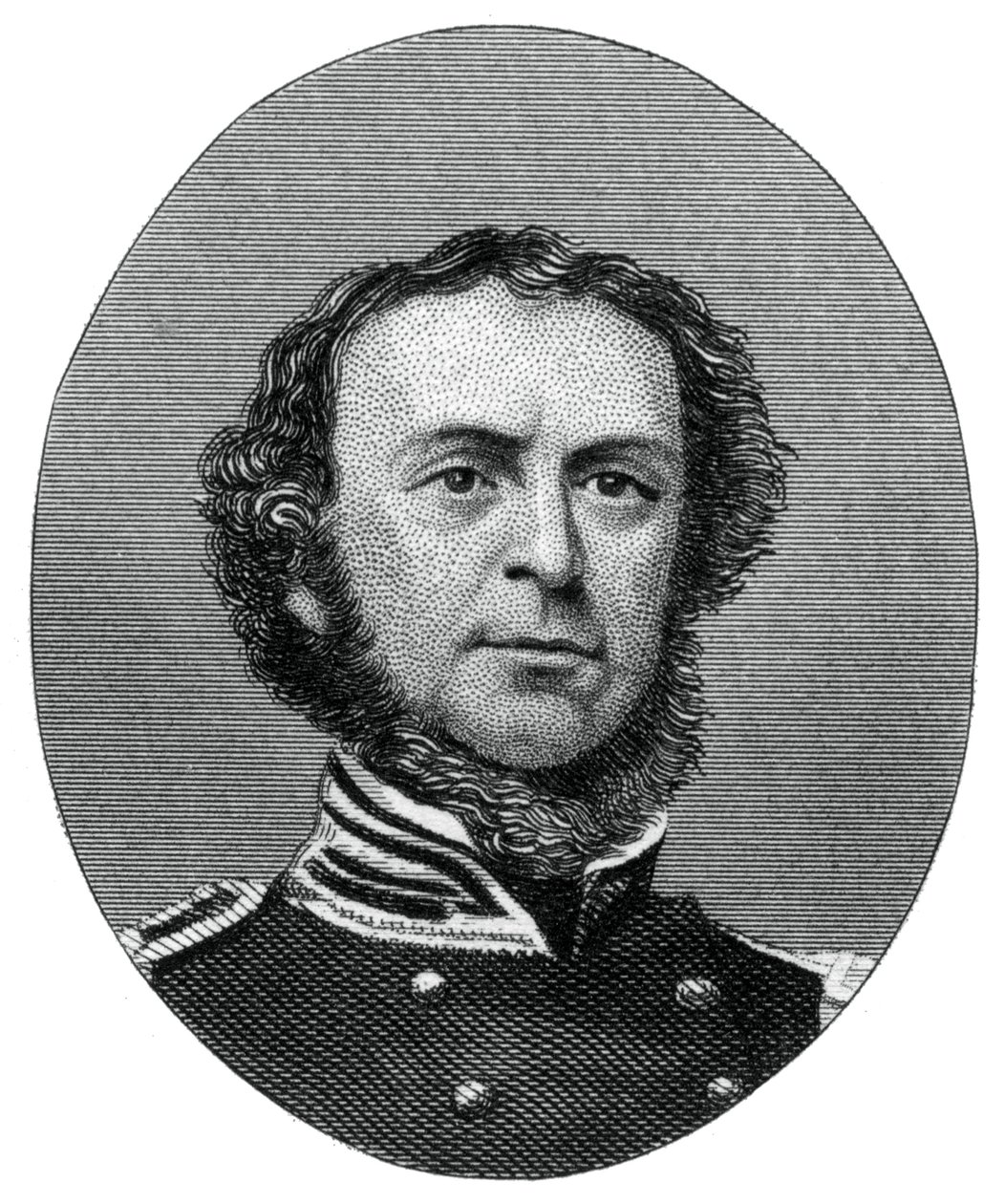 サミュエルフランシスデュポン、米国海軍大将、1862-1867年。 作： J.ロジャース